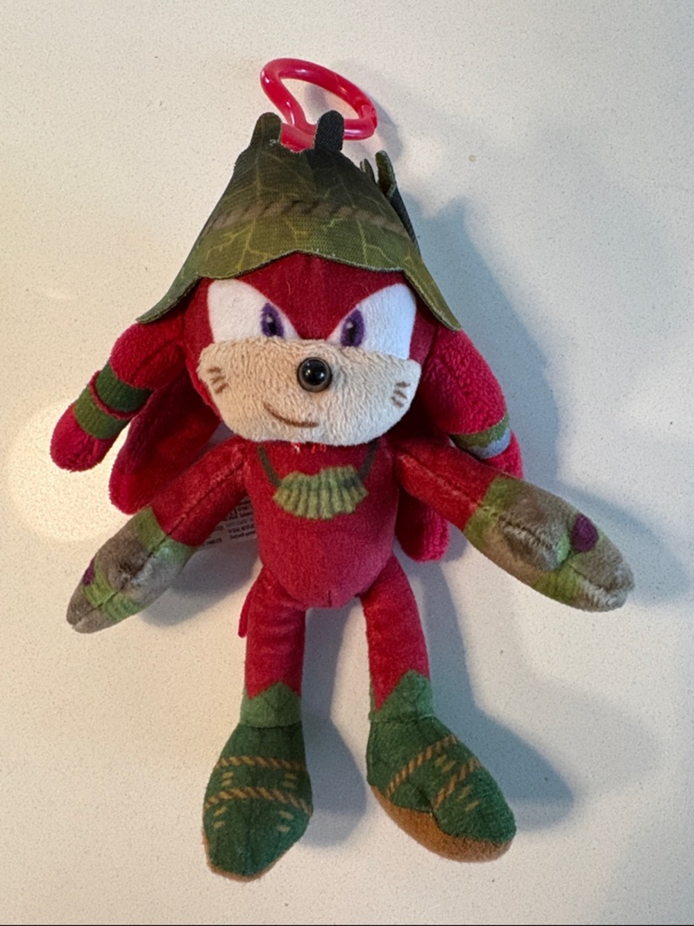 Sonic the Hedgehog Sonic Prime 2023 Jungle Knuckles Plush Bag Clip